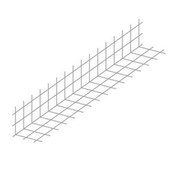 Malla Panel W Esquinera 12 cm x 2.44 ml