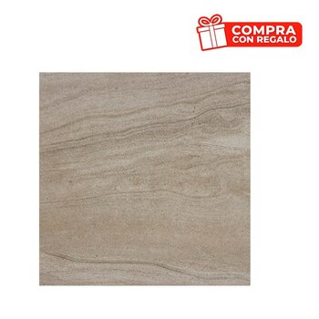 Piso Sandstone 60.5 x 60.5 cm Gris GSS2