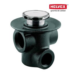 Coladera Tres Bocas Desagüe Contorno Redondo 25-HL