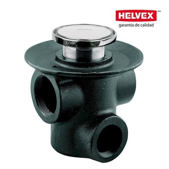 Coladera Tres Bocas Desagüe Contorno Redondo 25-HL