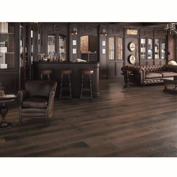 Piso Strongwood Daltile 20 x 120 cm rectificado Dark brown