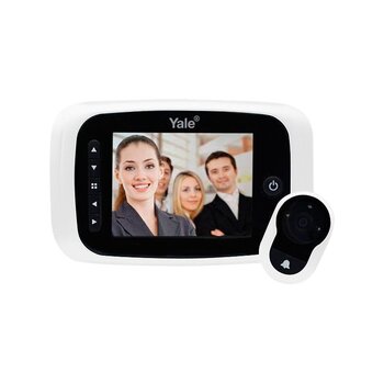 Mirilla Digital Yale Real View Pro Blanca