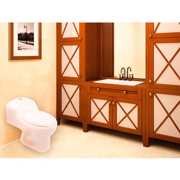 Sanitario una Pieza Mazara marca Tendenzza Blanco