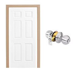 Paquete Puerta Tambor 80 x 213 cm HDF-Colonist